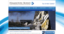 Desktop Screenshot of hamilton-bond.co.uk